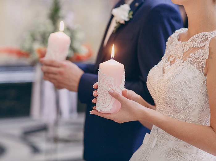 La ceremonia de las velas en las bodas civiles - Lledo encant